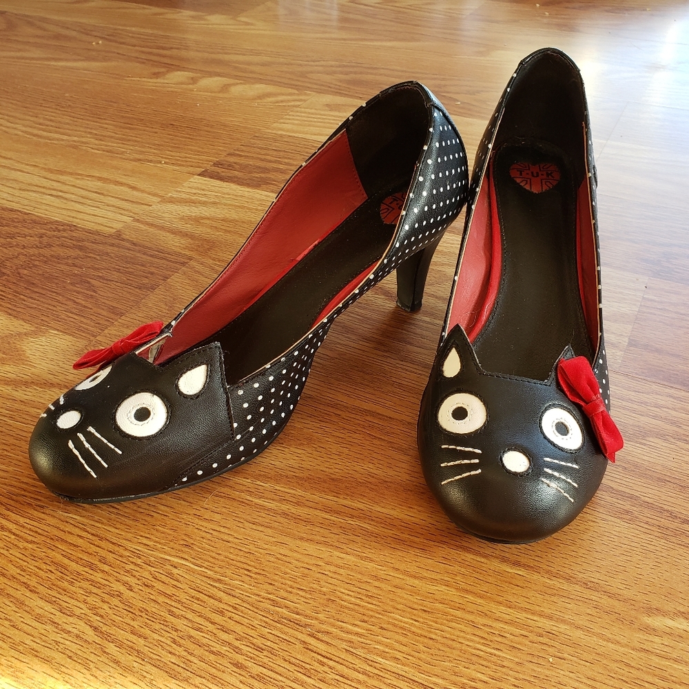 Modcloth Cat in Bows Heels